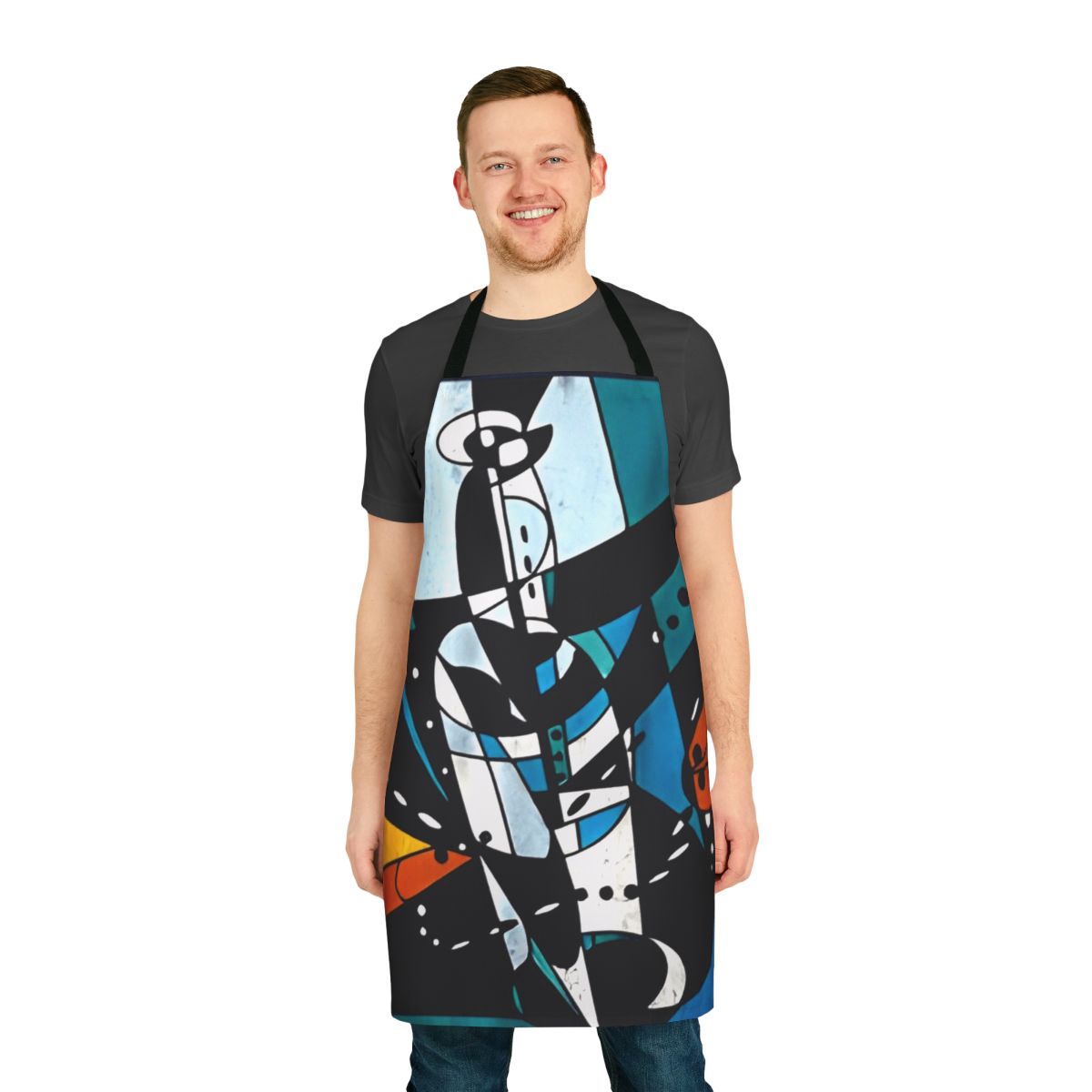 A high-quality apron featuring the iconic Police band logo and artwork.