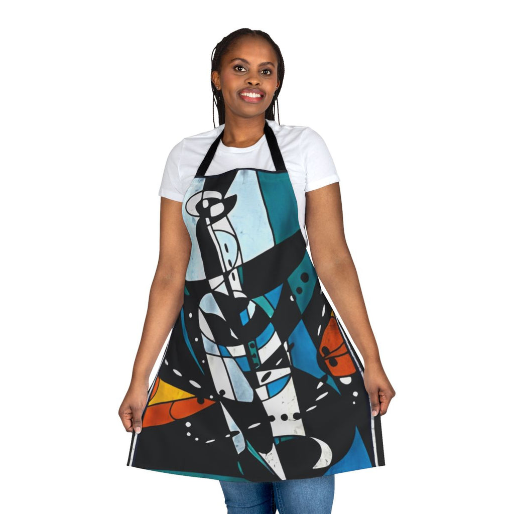 A high-quality apron featuring the iconic Police band logo and artwork.