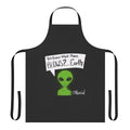 A pop culture inspired apron featuring a playful design