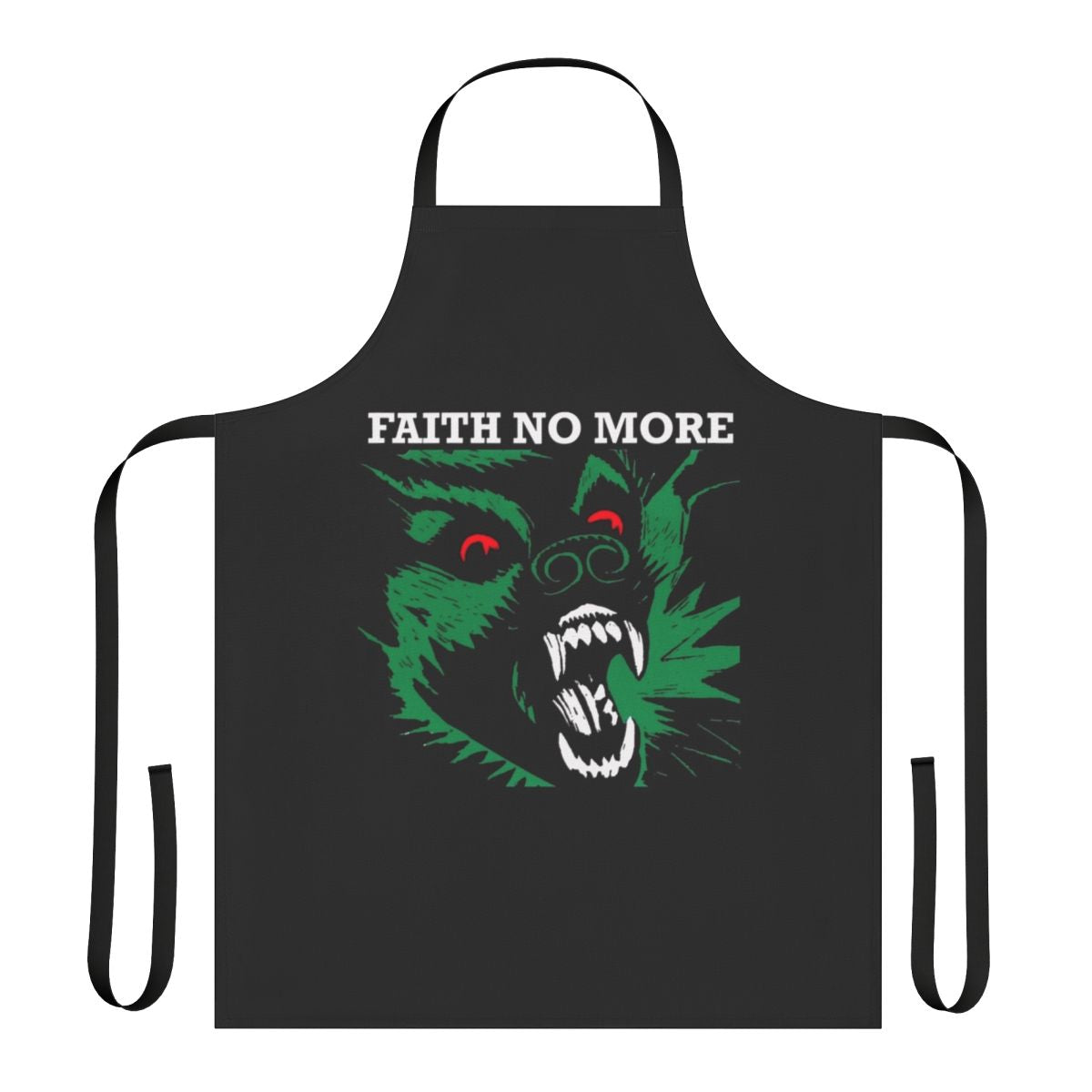 Apron featuring a stylish post punk band design, inspired by the album Angel Dust.