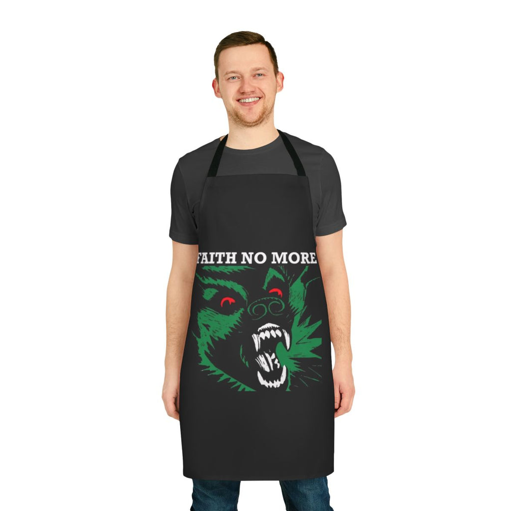Apron featuring a stylish post punk band design, inspired by the album Angel Dust.