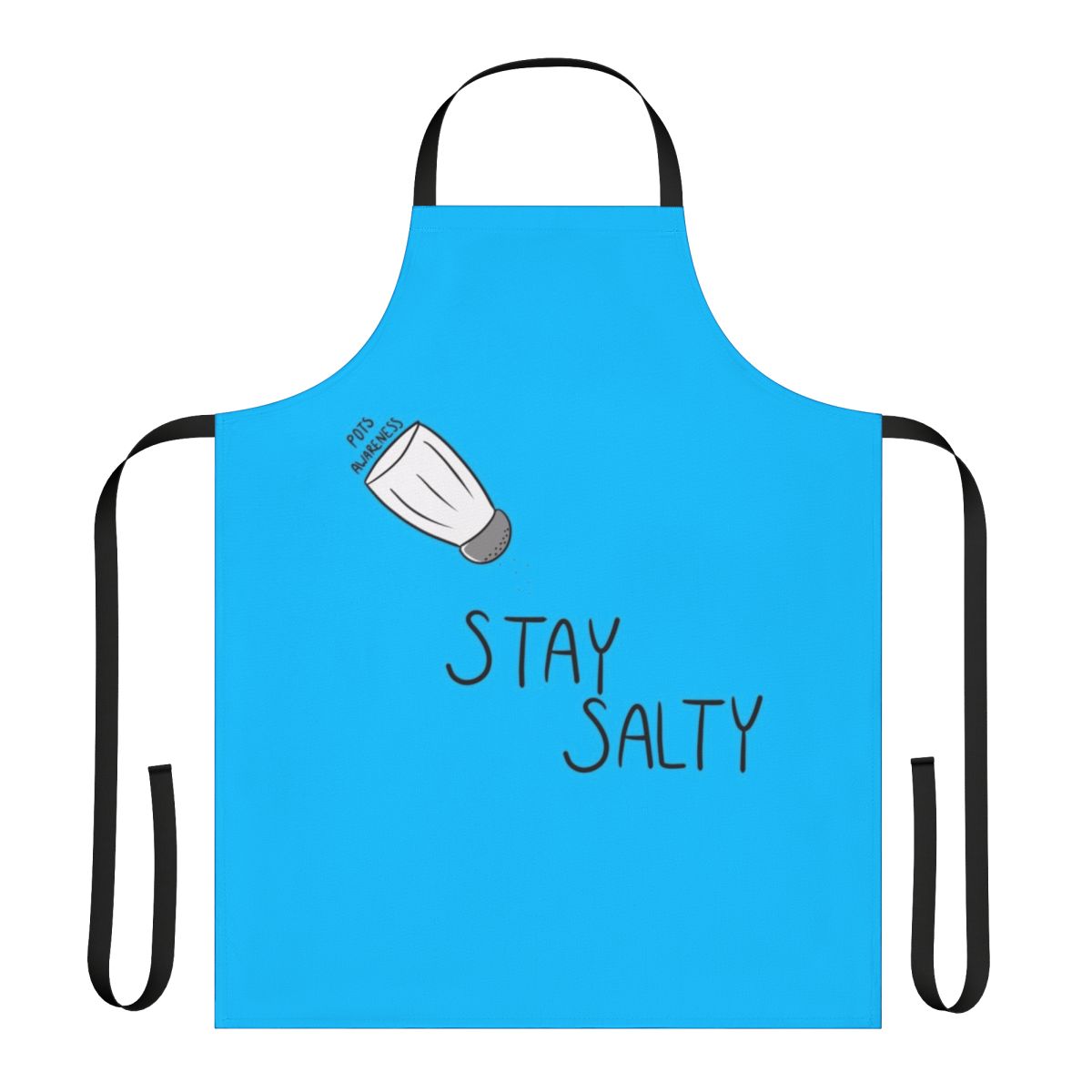 Pots Awareness Apron with Blue Design