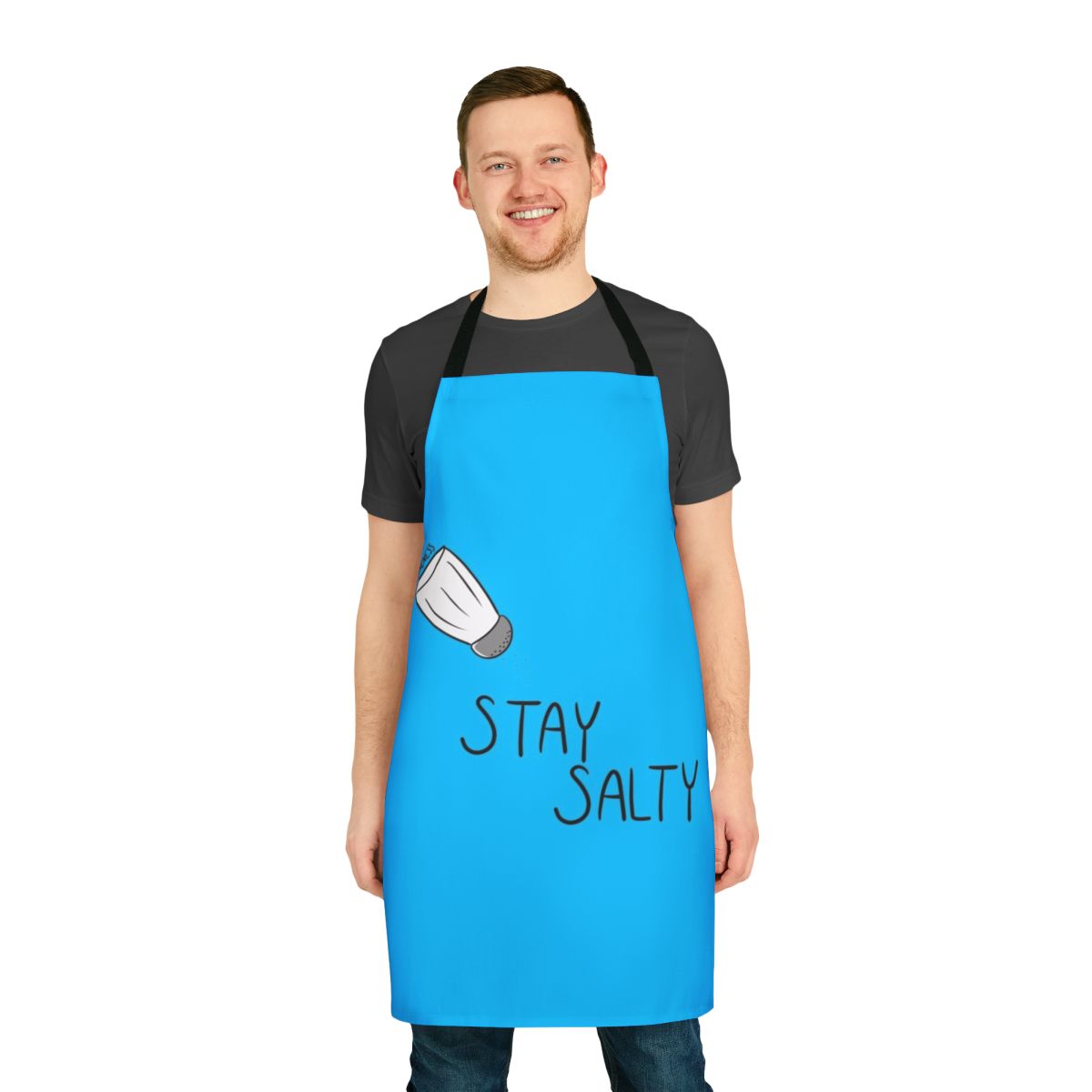Pots Awareness Apron with Blue Design