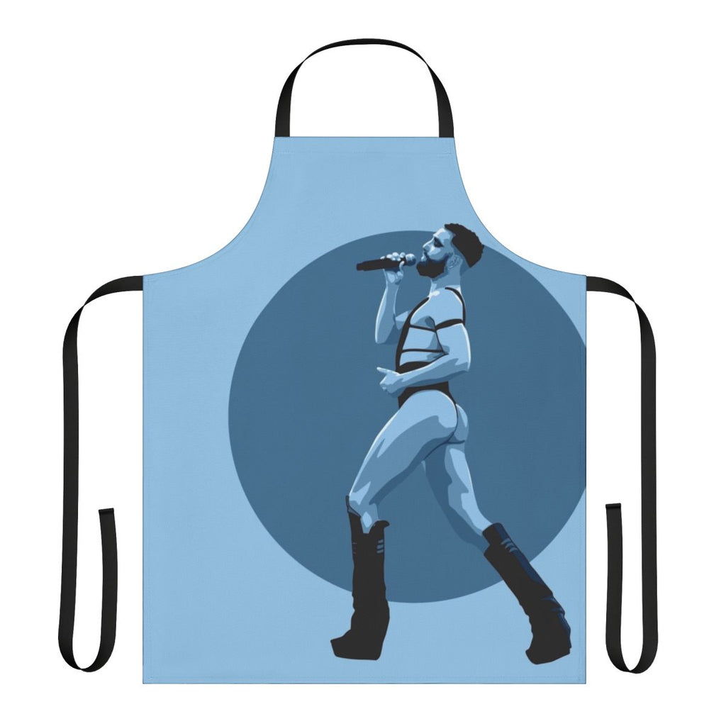 Stylish apron featuring Pride Amsterdam 2019 inspired design with Conchita Wurst and LGBT elements