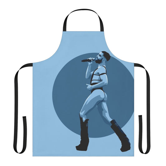 Stylish apron featuring Pride Amsterdam 2019 inspired design with Conchita Wurst and LGBT elements