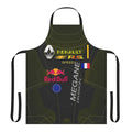 "Printed apron featuring the Renault Megane RS sports car design"
