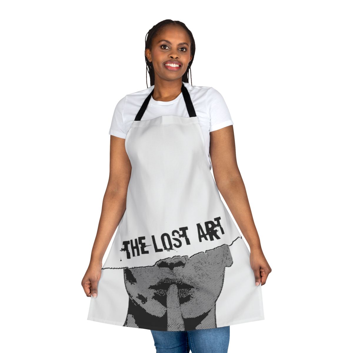 Stylish Queens of the Stone Age inspired graphic apron