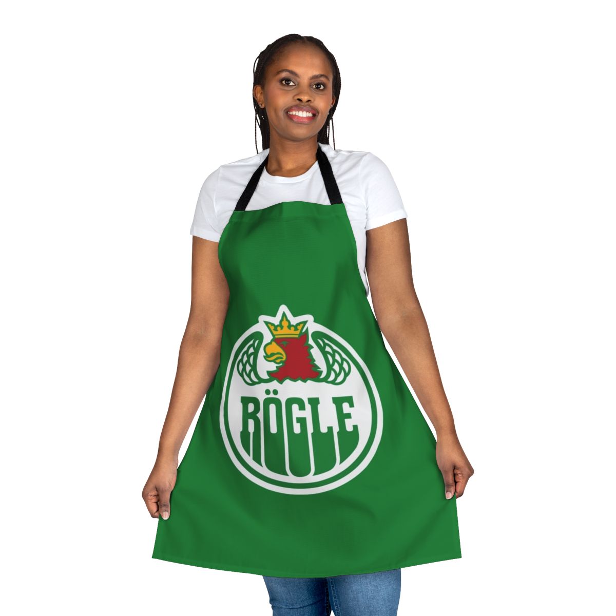 Rögle BK hockey team logo printed on a high-quality kitchen apron