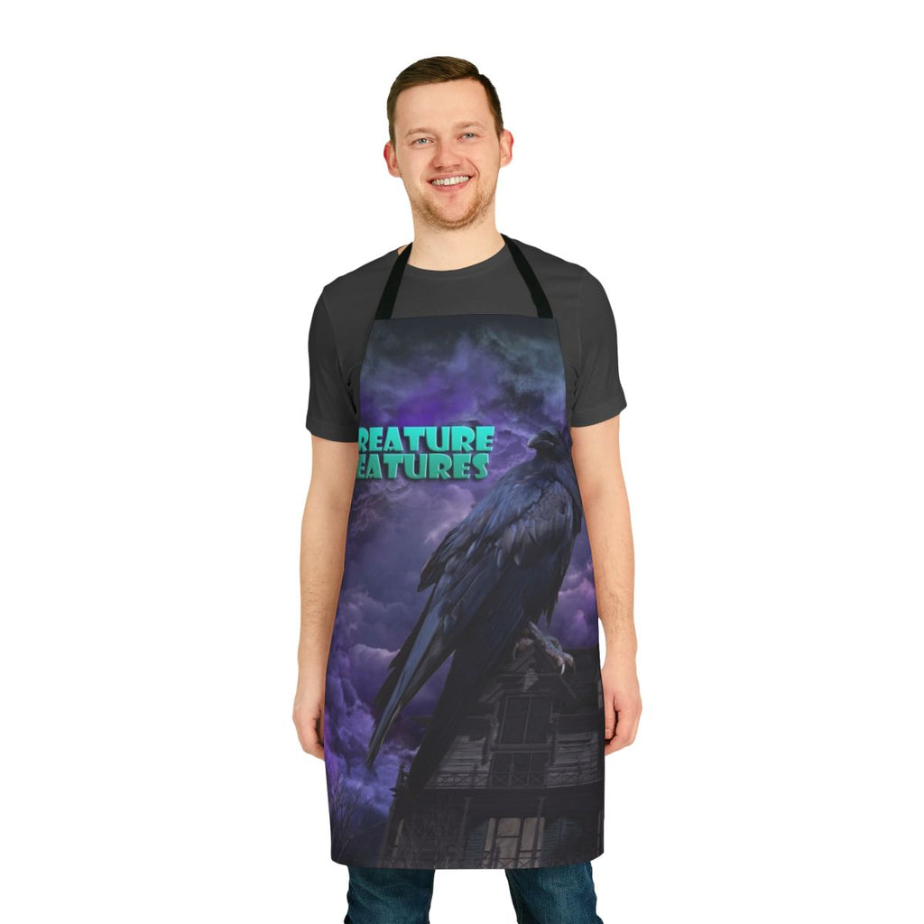 Raven House Apron featuring a gothic, fantasy design