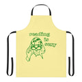 A stylish apron with the text "Reading Is Sexy" and the character Rory from the popular TV show