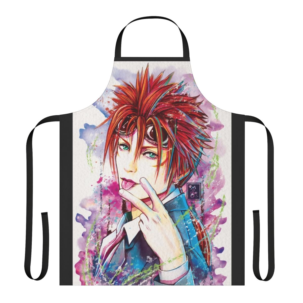 Reno-themed apron featuring the iconic character from the Final Fantasy universe