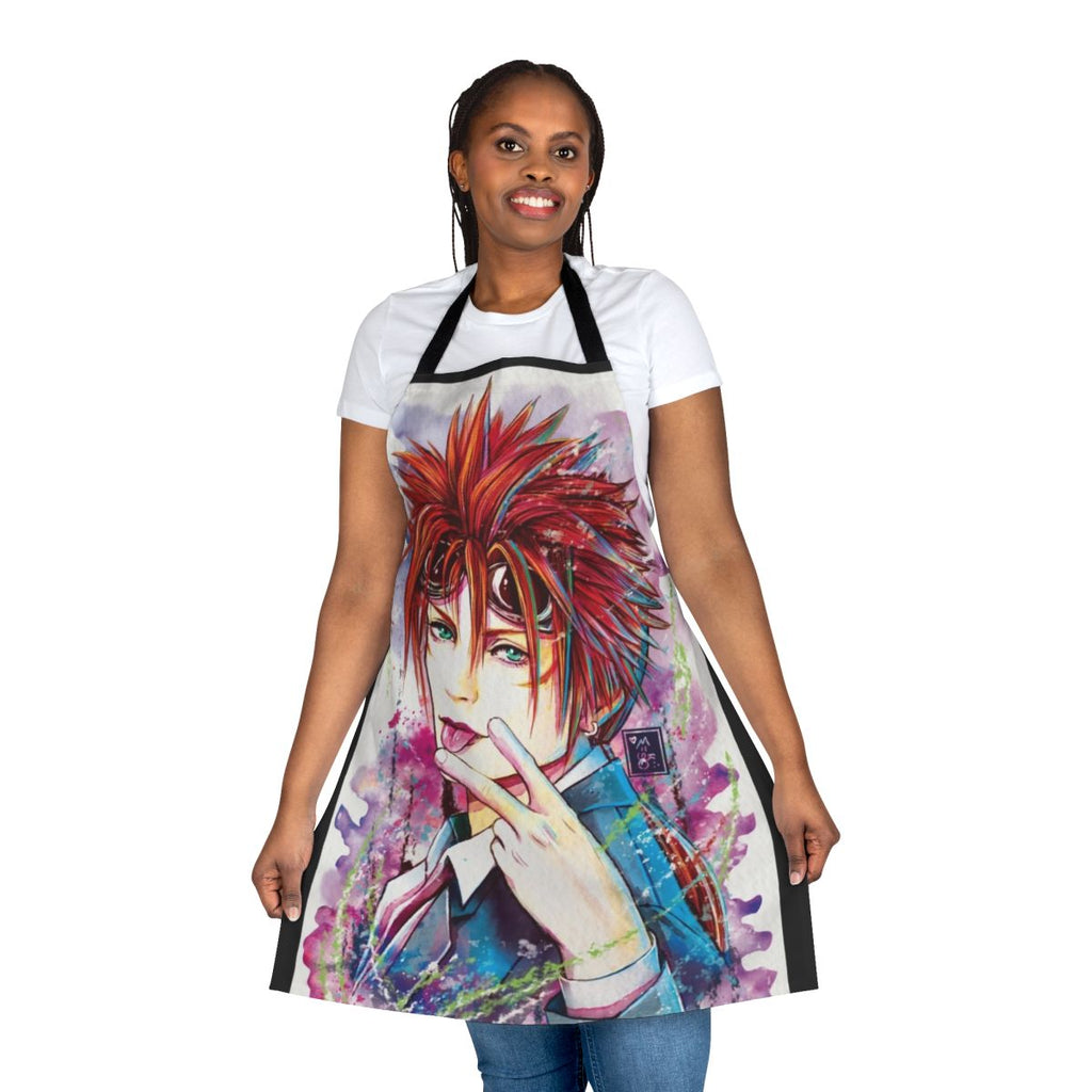 Reno-themed apron featuring the iconic character from the Final Fantasy universe