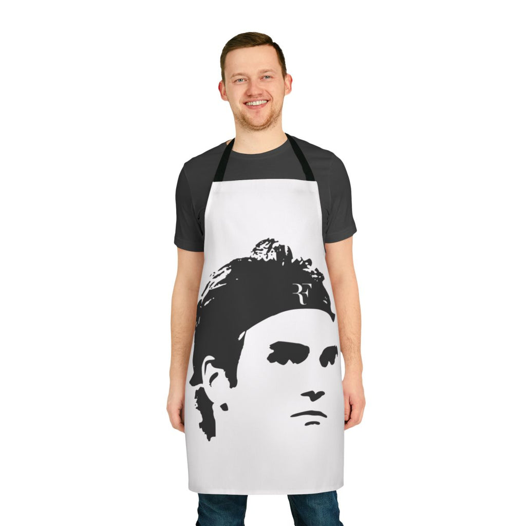 Roger Federer inspired tennis apron with RF logo