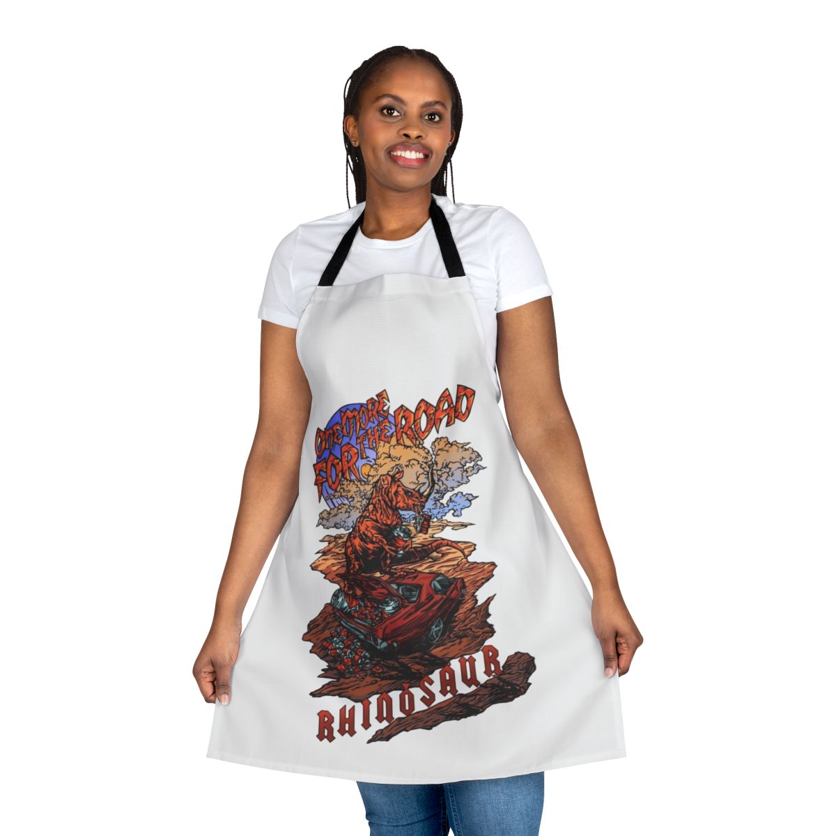 Rhinosaur band inspired apron for musicians and music lovers