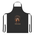 Rottweiler dog breed apron featuring the text "The Boss" by Zilly Co
