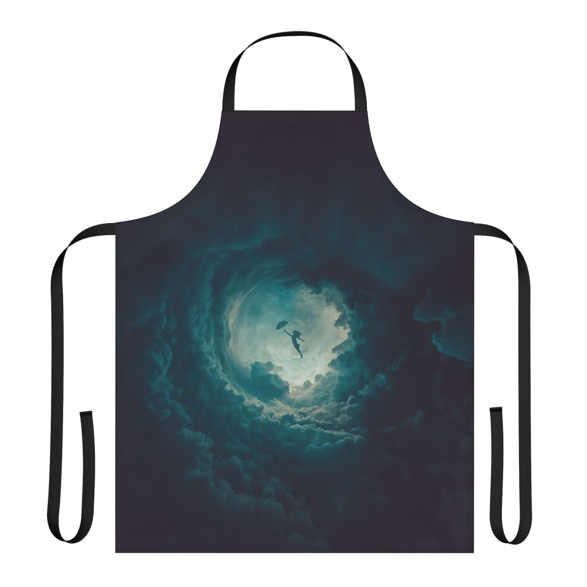 A vibrant and unique round things apron, perfect for the strong, independent woman.