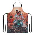 Stylish apron featuring a movie-inspired design, perfect for RRR fans in the kitchen.