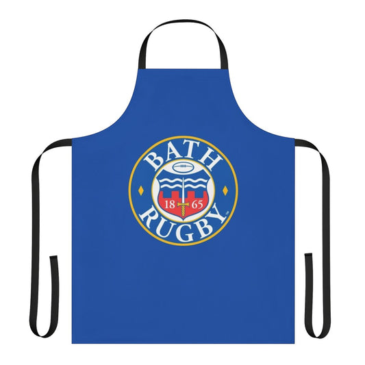 Bath Rugby team apron with logo design for rugby enthusiasts