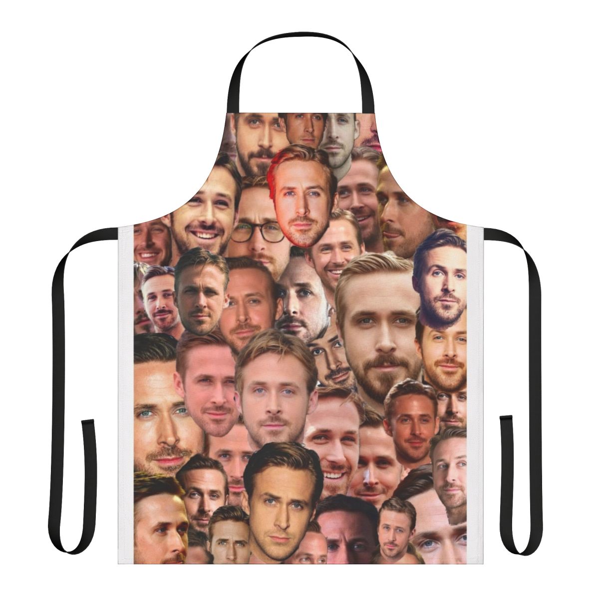 Sleek and modern apron featuring a portrait of the acclaimed actor Ryan Gosling