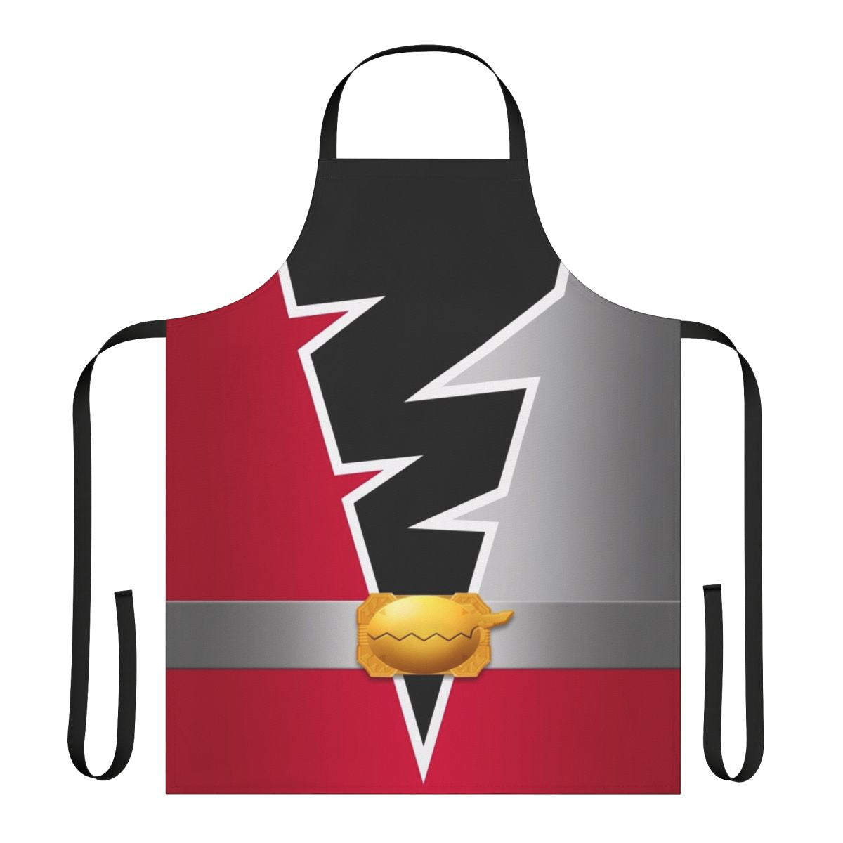Ryusoulger-themed apron with T-Rex and Tyramigo graphics