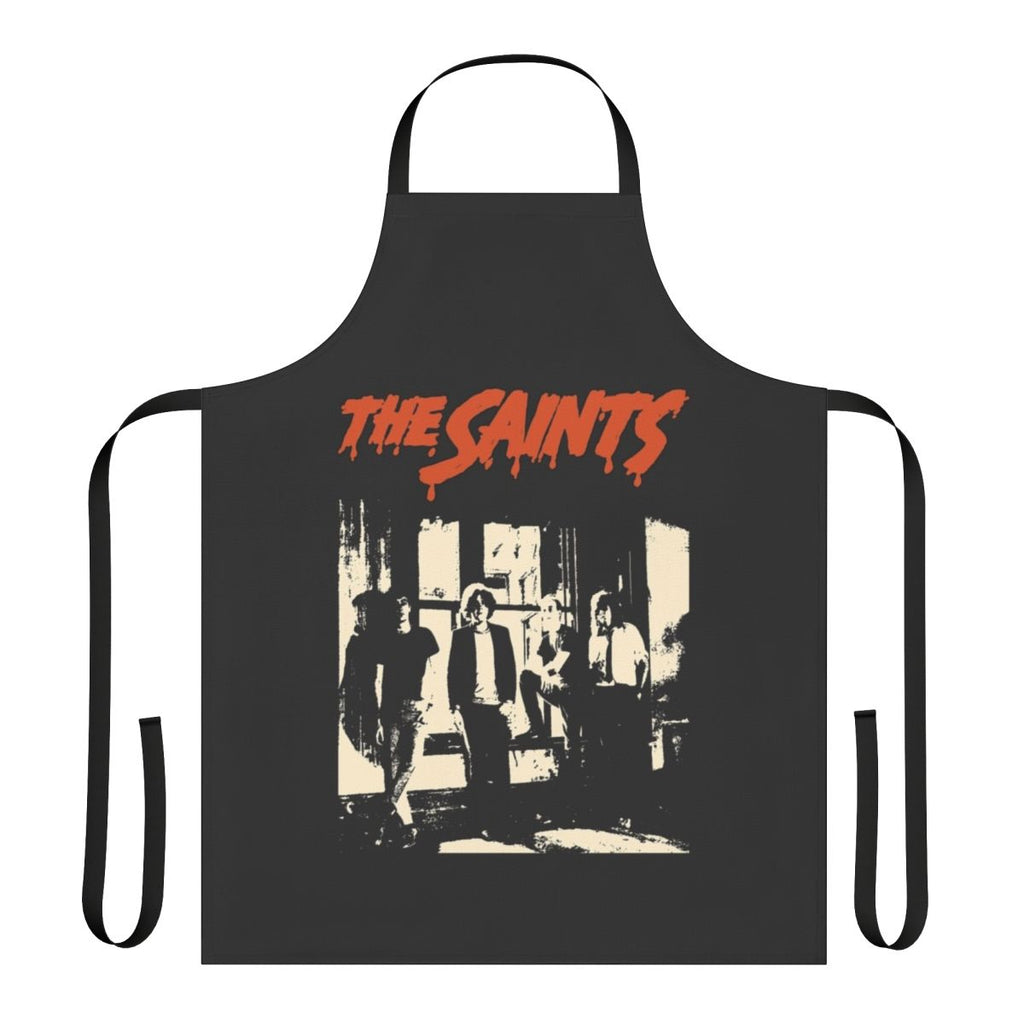 Saints punk rock band inspired apron
