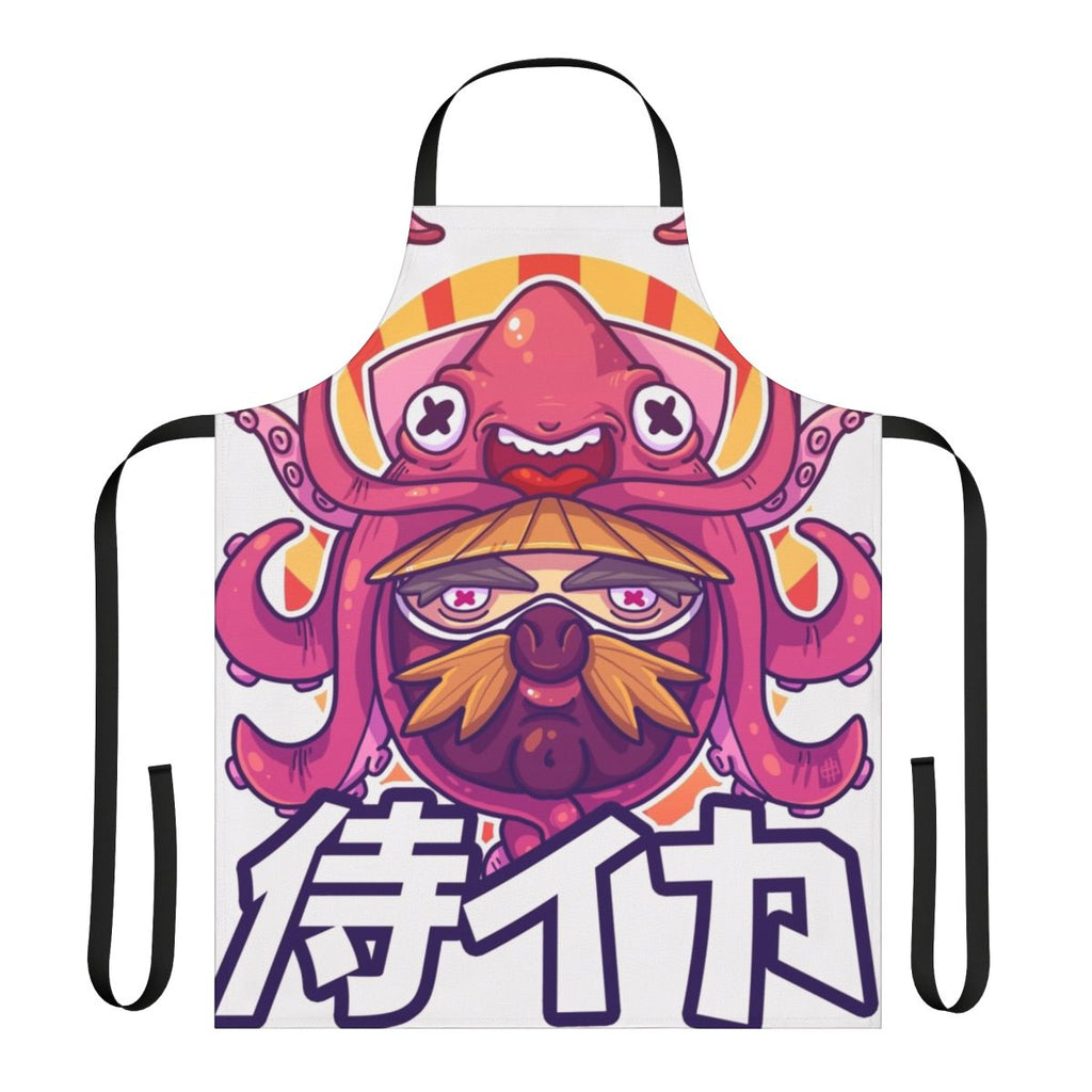 Samurai Squid Apron - Cartoon Character Inspired Design