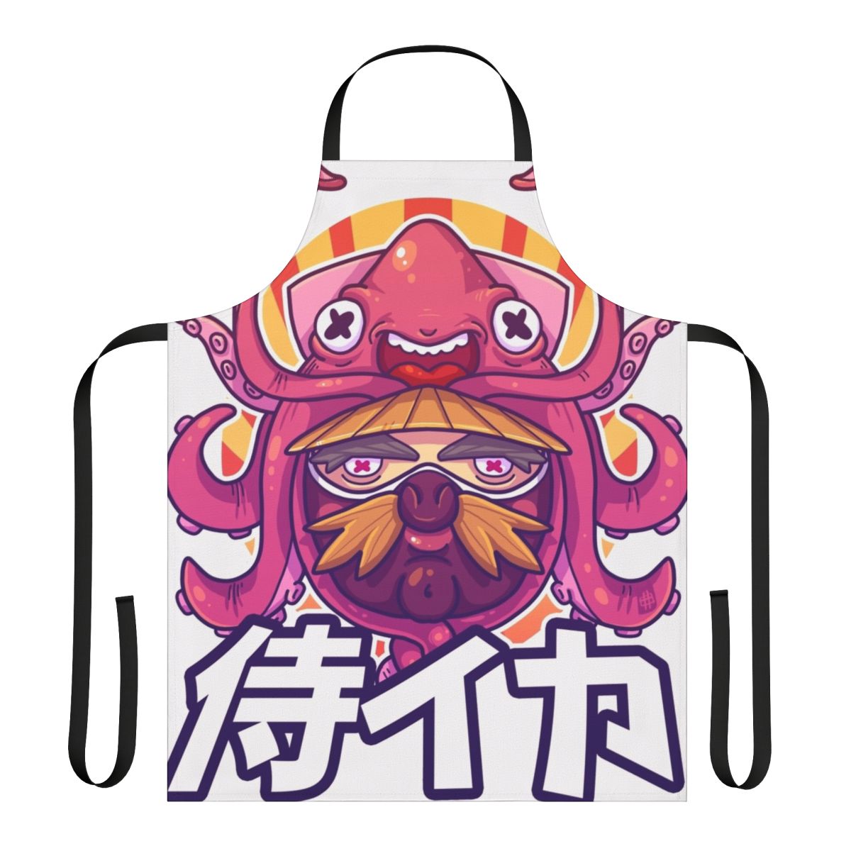 Samurai Squid Apron - Cartoon Character Inspired Design