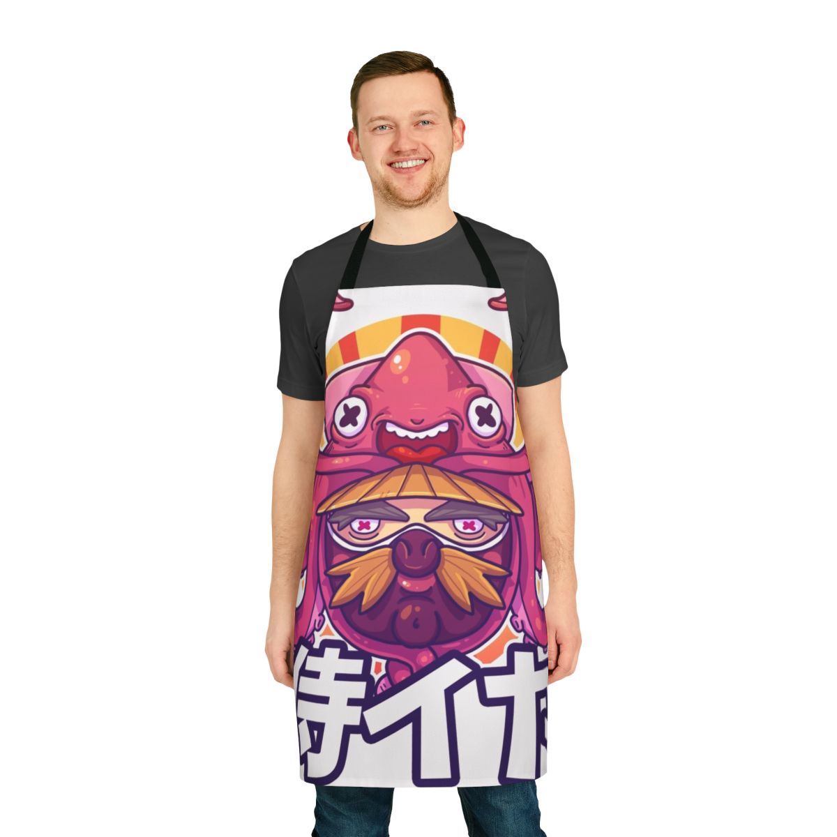 Samurai Squid Apron - Cartoon Character Inspired Design