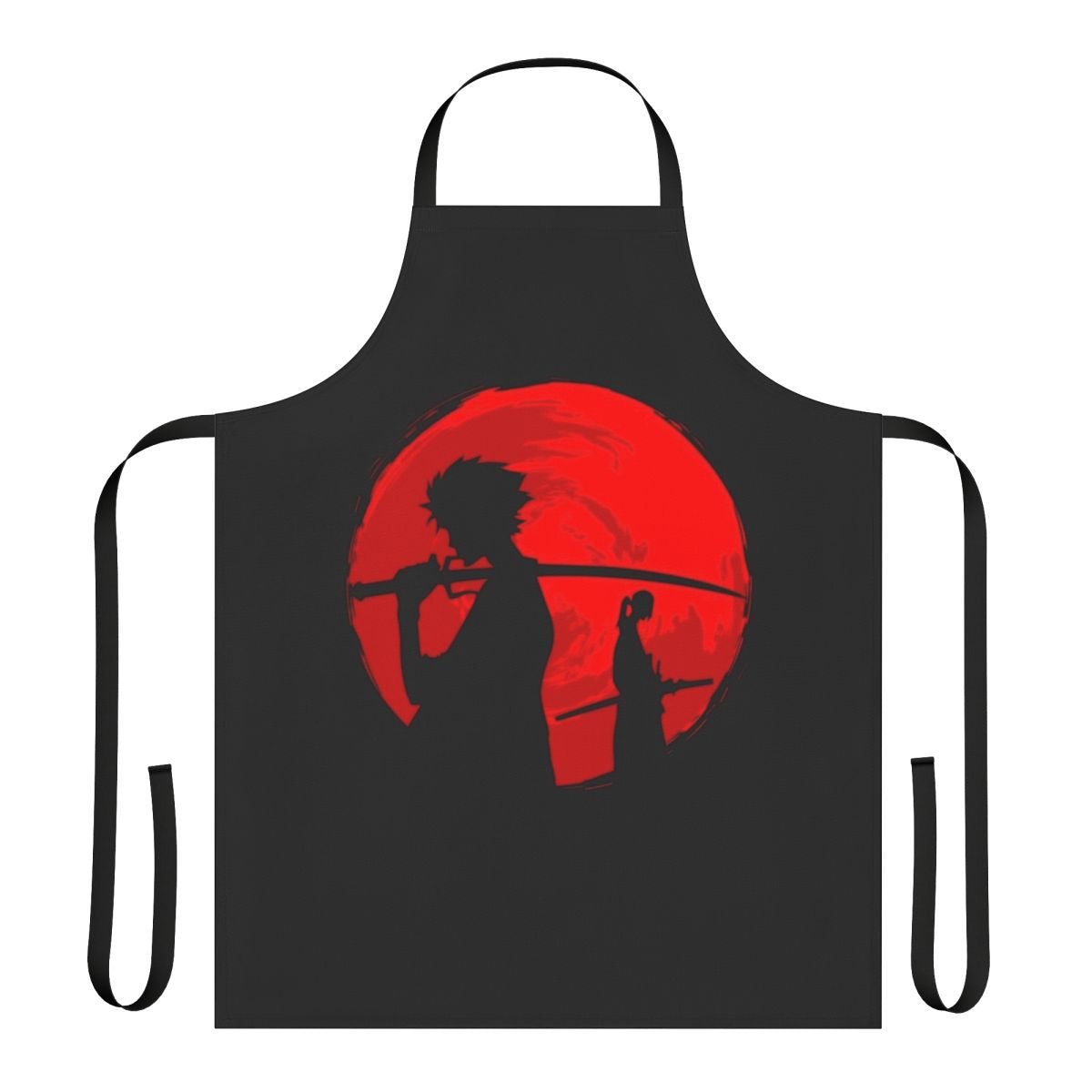 Samurai Sunset Apron featuring characters from the anime Samurai Champloo