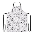 Handmade patterned apron with Schitt's Creek inspired design