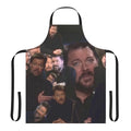 Black and white apron featuring a typographic design inspired by the sci-fi TV series "Beyond Belief"