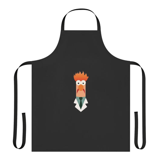Beaker-inspired science apron with Muppet-style design
