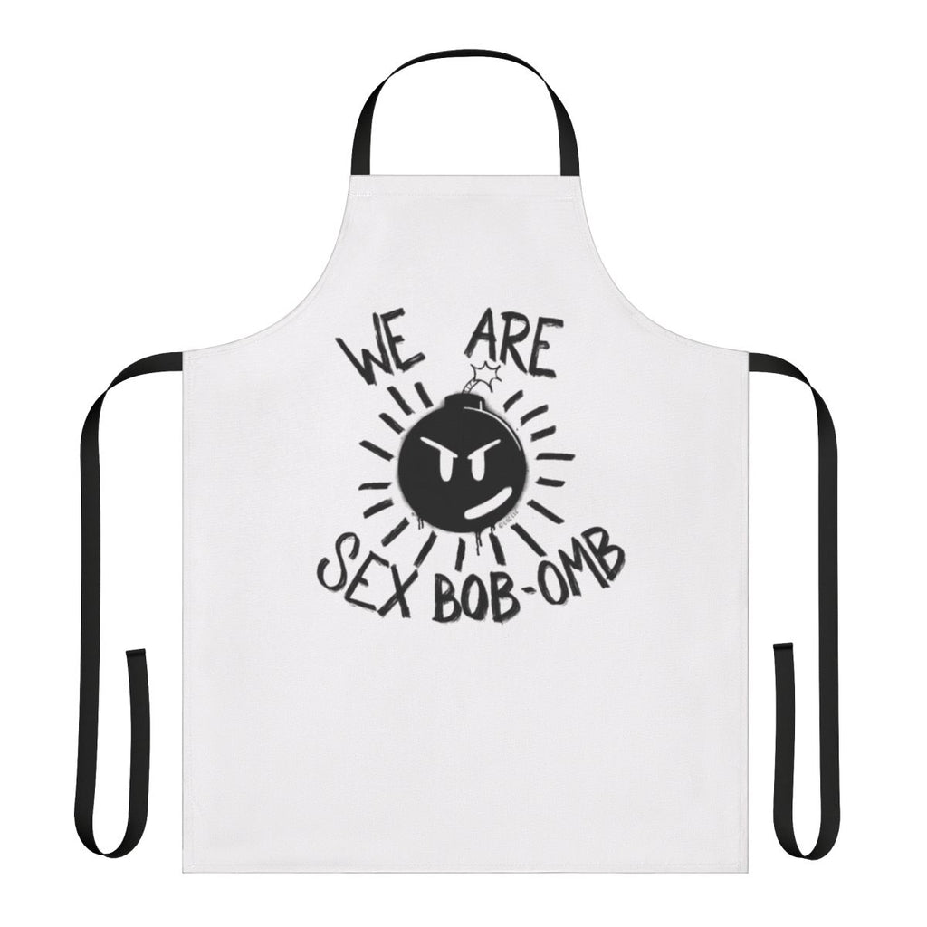 Scott Pilgrim Inspired Apron with "We Are Sex Bob Omb" Design