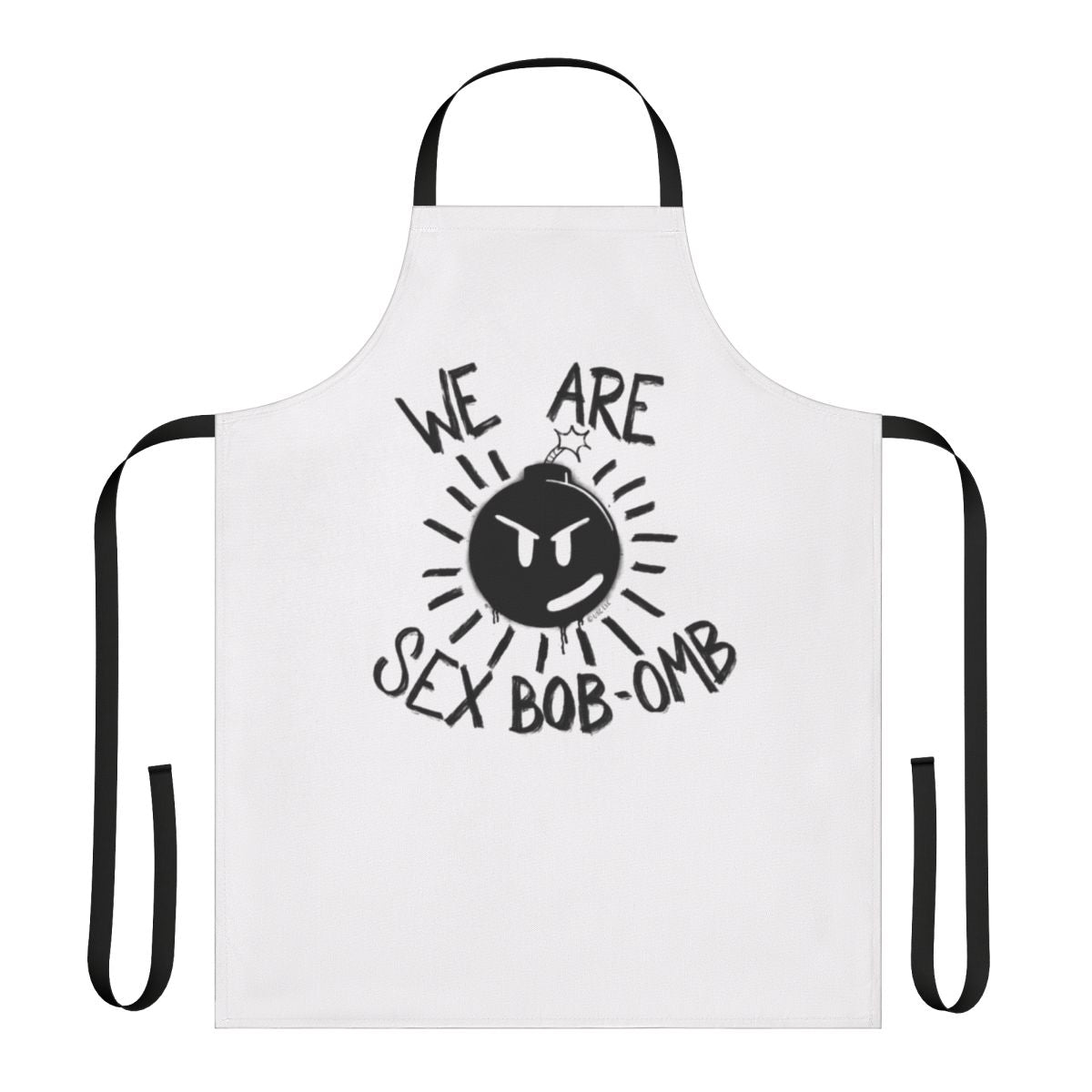 Scott Pilgrim Inspired Apron with "We Are Sex Bob Omb" Design