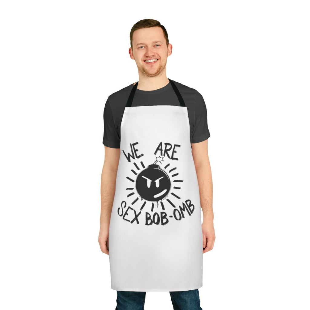 Scott Pilgrim Inspired Apron with "We Are Sex Bob Omb" Design