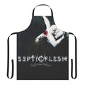 Septicflesh band logo printed on a black apron for heavy metal enthusiasts