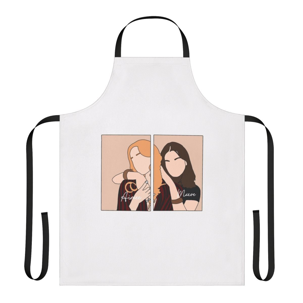 Sex Education-themed apron featuring Maeve Wiley character