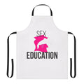 Sex Education Netflix inspired apron with show logo and characters