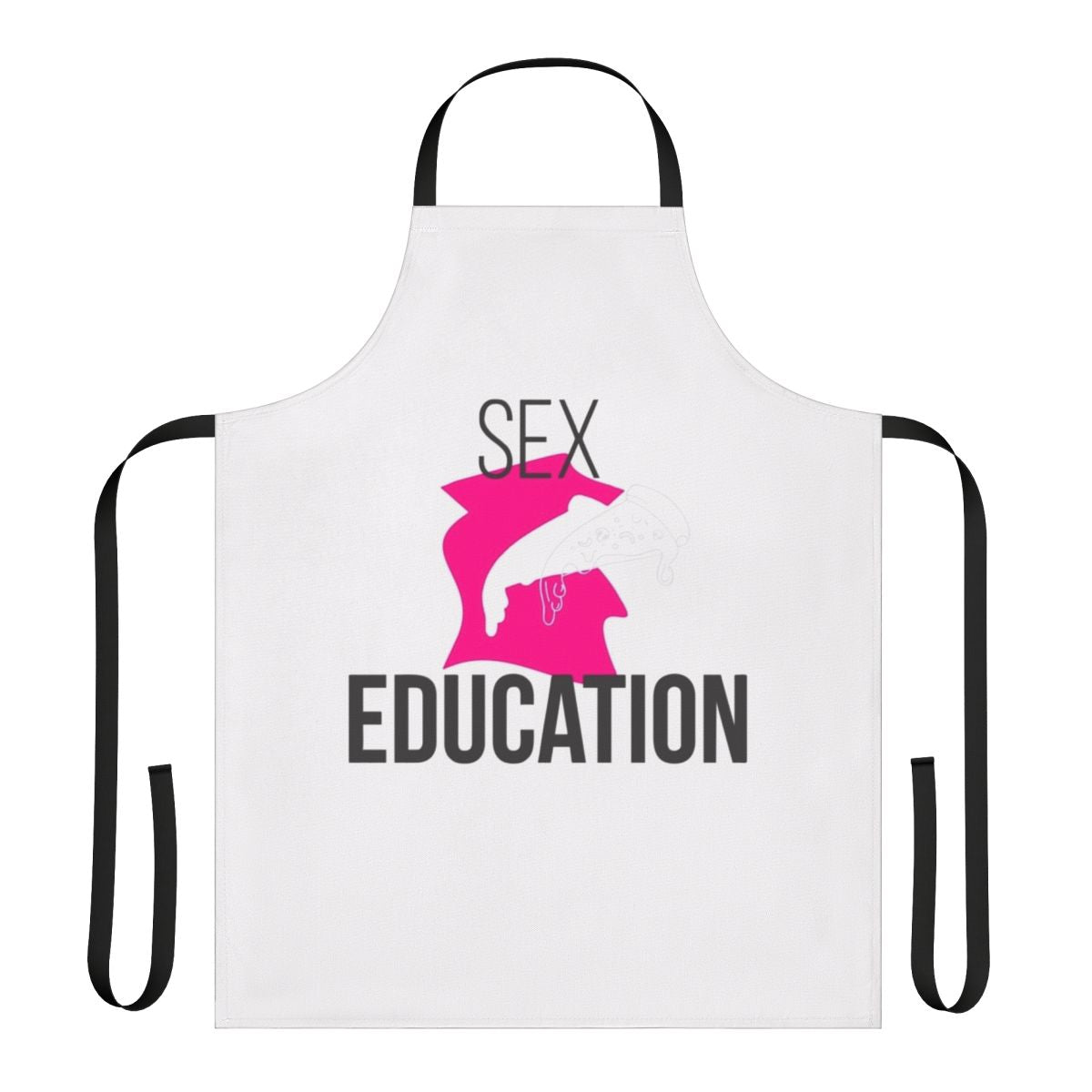 Sex Education Netflix inspired apron with show logo and characters