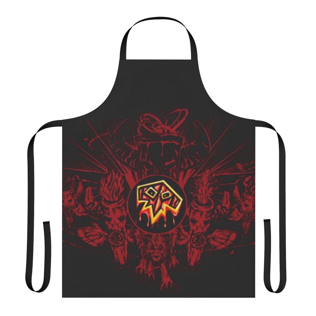 Shaman logo apron featuring a minimalist shamanic design