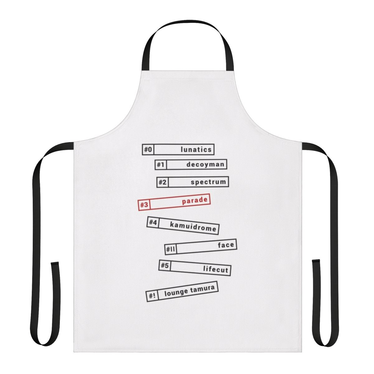 Silver case inspired apron with lunatic and tetsugoro lounge design