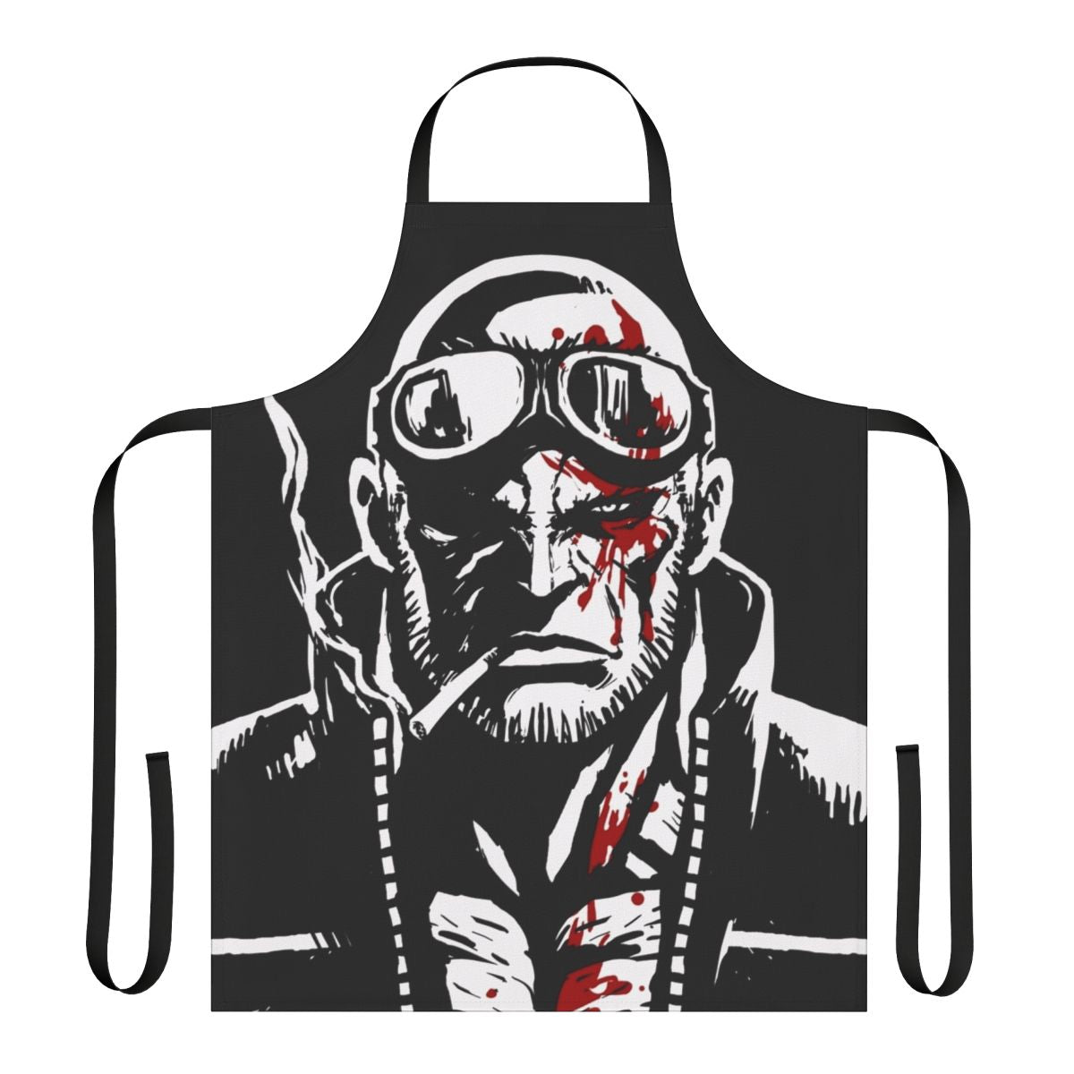 Madworld Jack Apron, a sleek and stylish apron with a dark urban aesthetic inspired by the Sin City comic book series