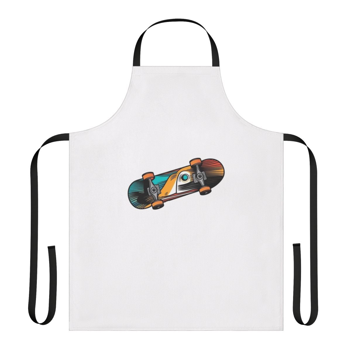Skateboard apron featuring a cool skateboard design for skaters