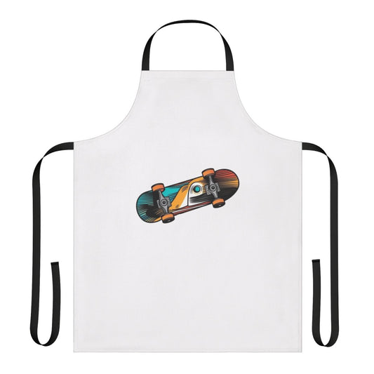 Skateboard apron featuring a cool skateboard design for skaters