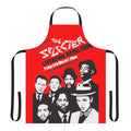 A stylish apron featuring a skinhead fashion and ska music inspired design.