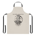 A stylish apron featuring the Sleep Token band logo and design