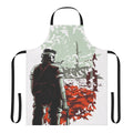 Fashionable apron with a snake and "Big Boss" design, perfect for Metal Gear fans