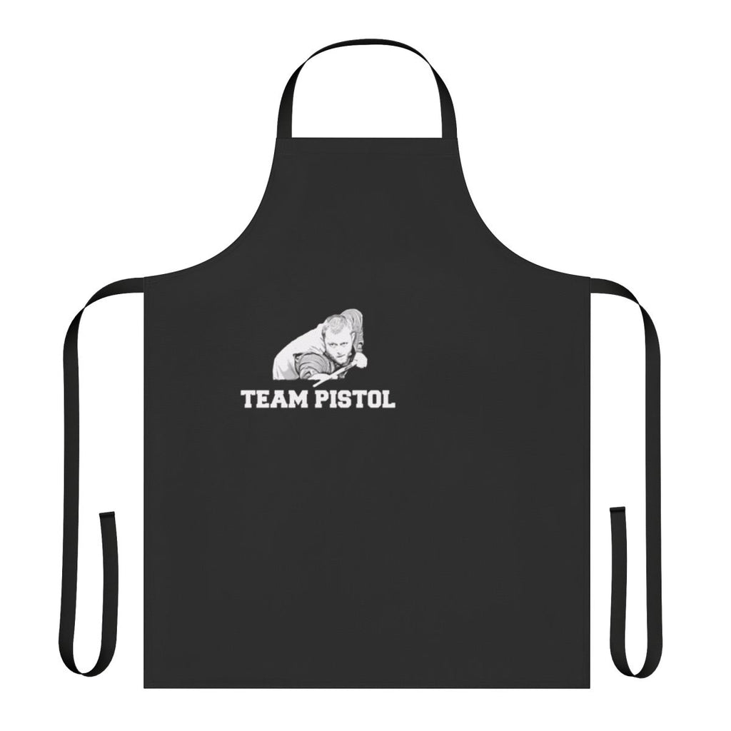 Snooker-themed apron with "Pistol" Mark Allen design