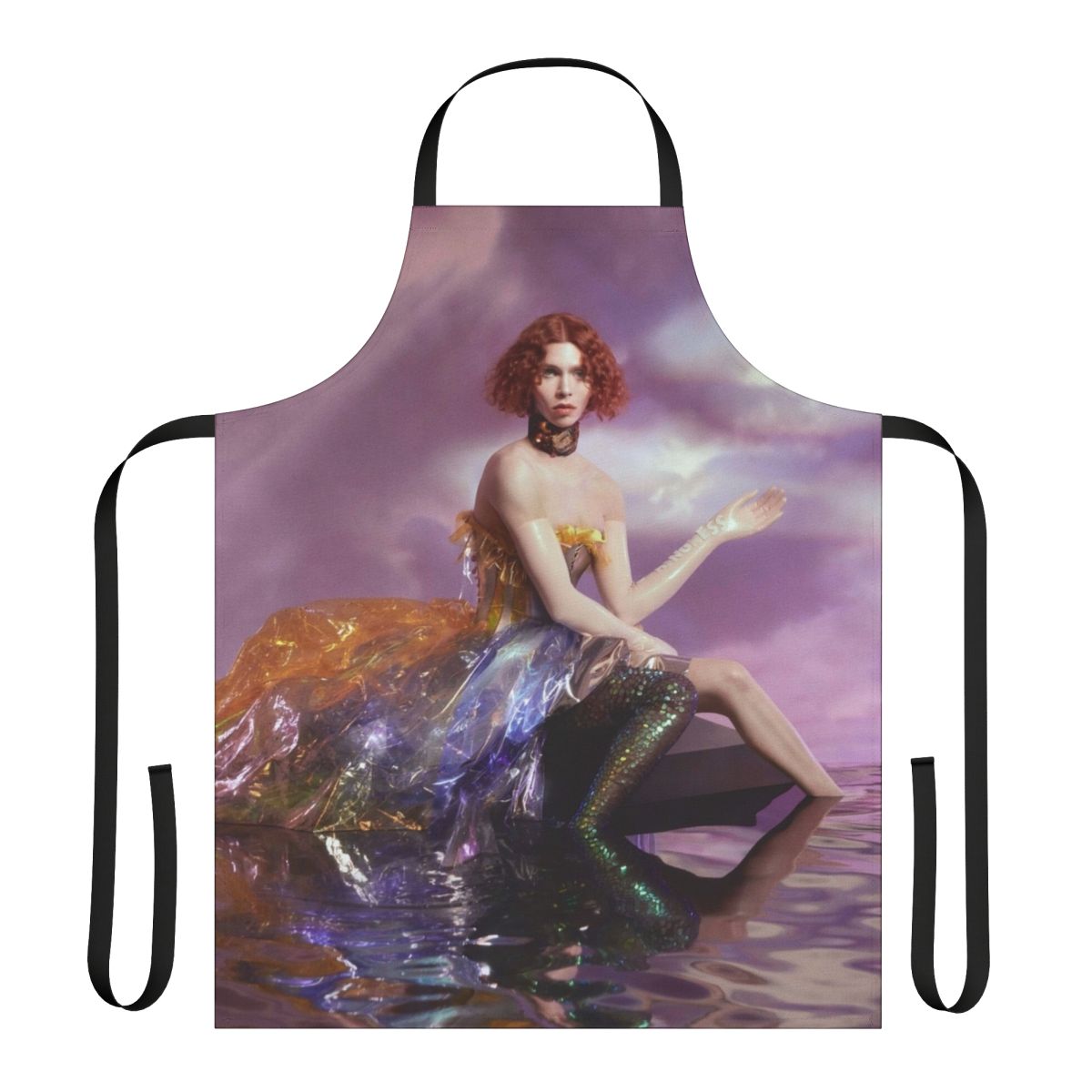 Artistic apron featuring the signature style of producer Sophie MSMSMSM