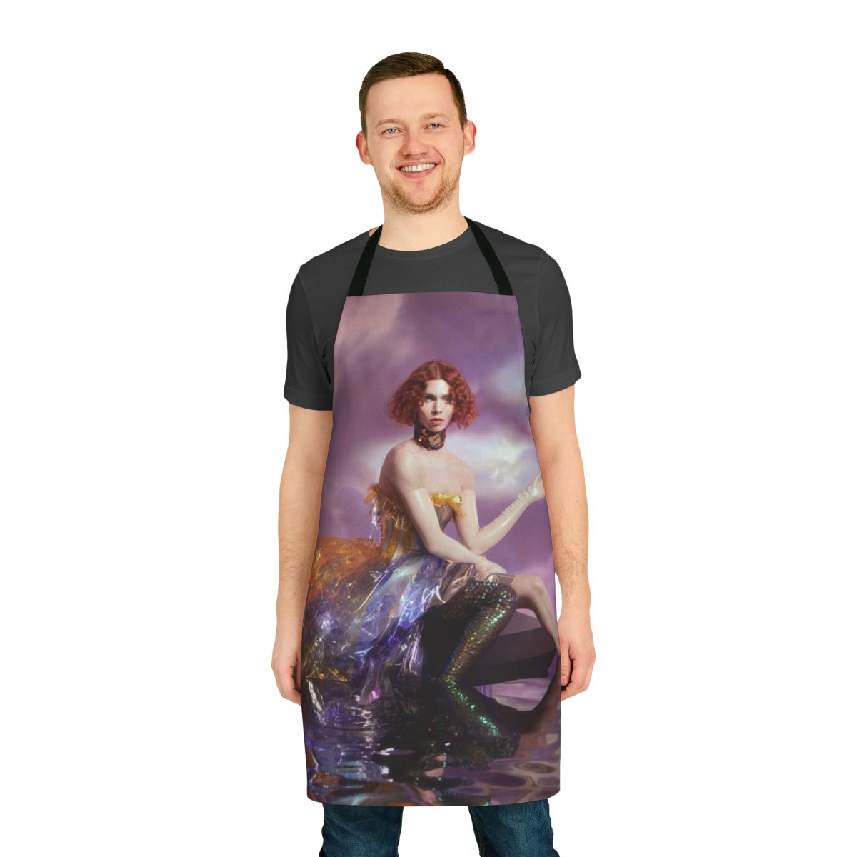 Artistic apron featuring the signature style of producer Sophie MSMSMSM